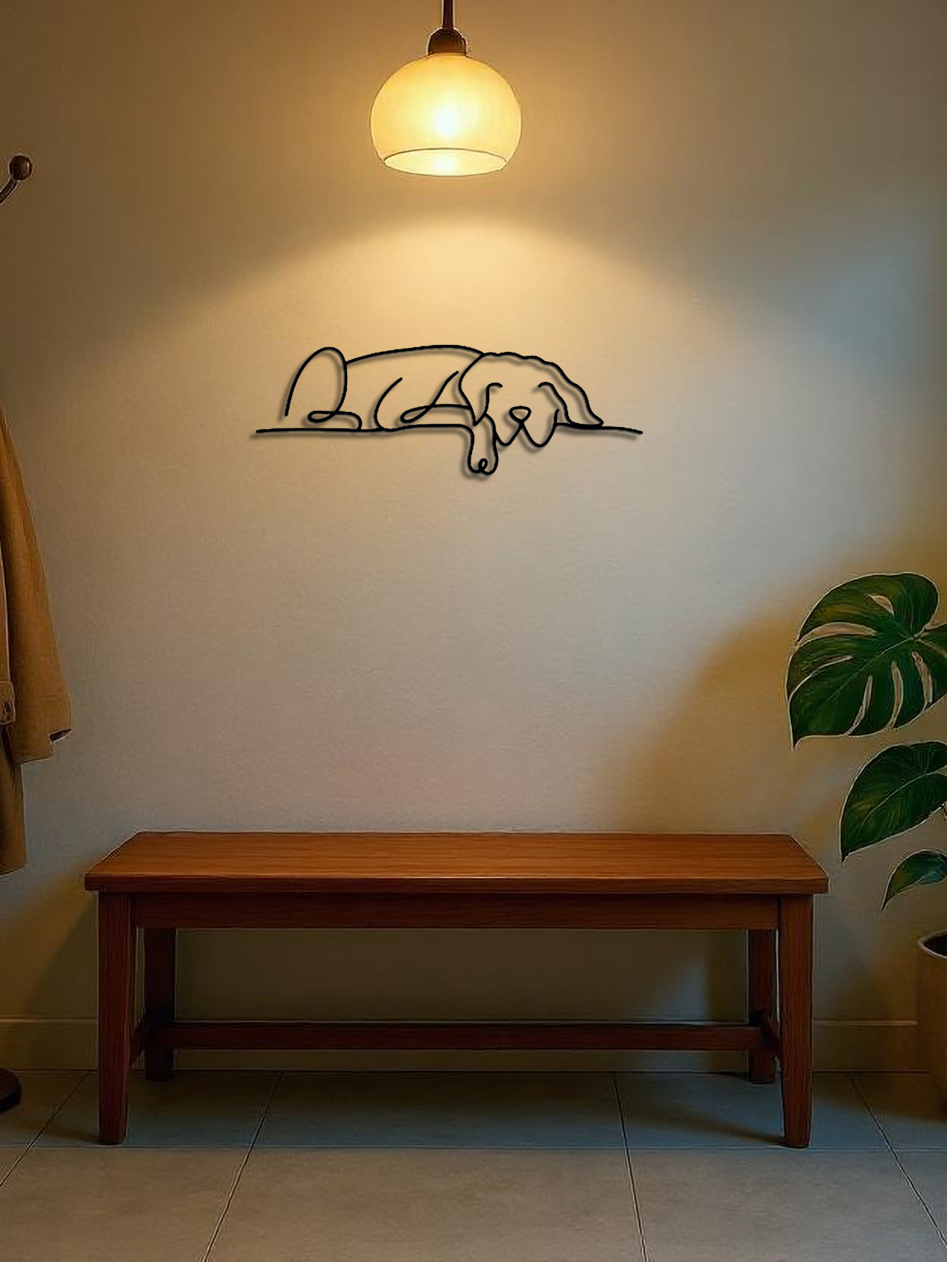Minimalist Metal Dog Wall Art - Image 5