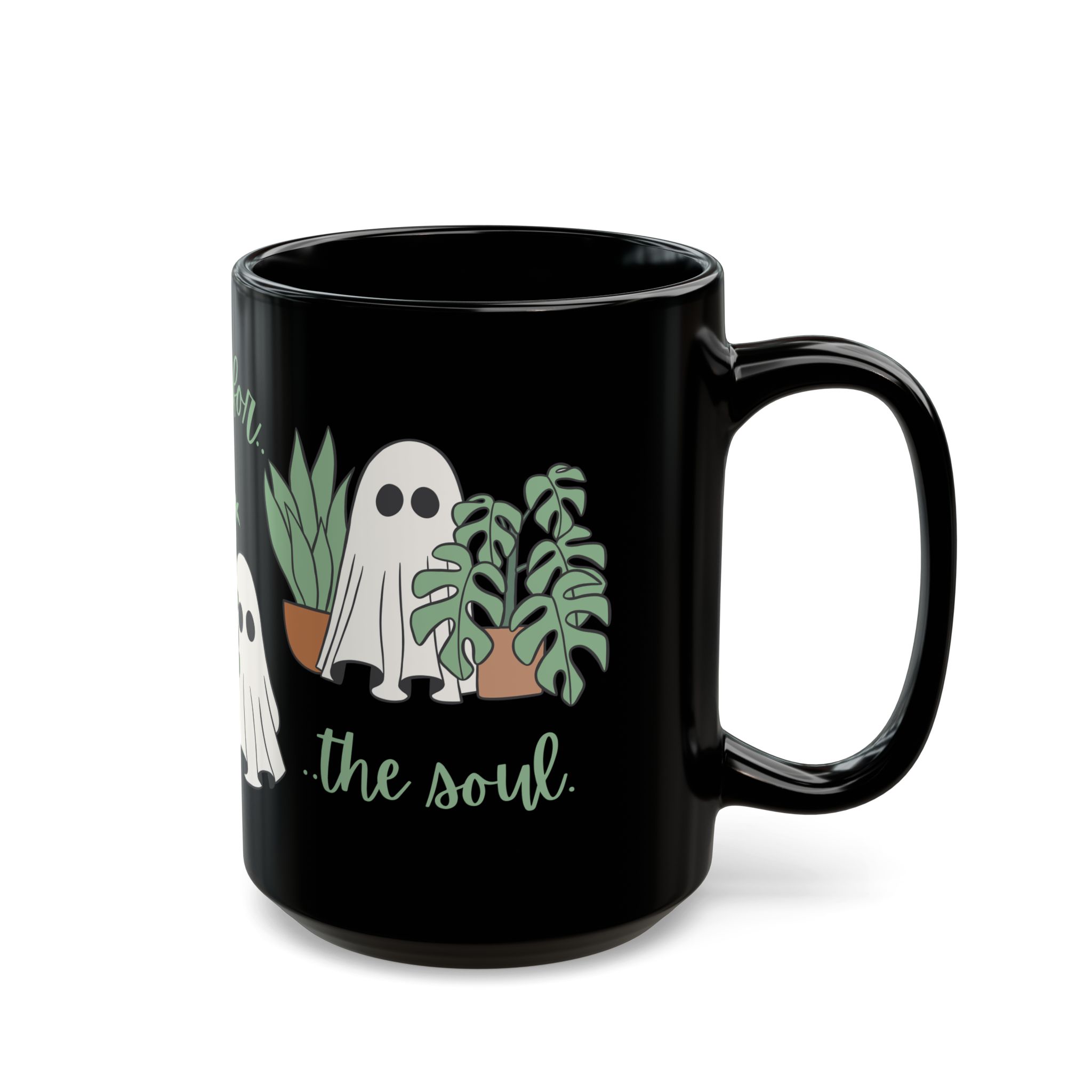 Gardening Is Good For The Soul Ghost Mug | Halloween Coffee Cup | Halloween Decor - Image 6