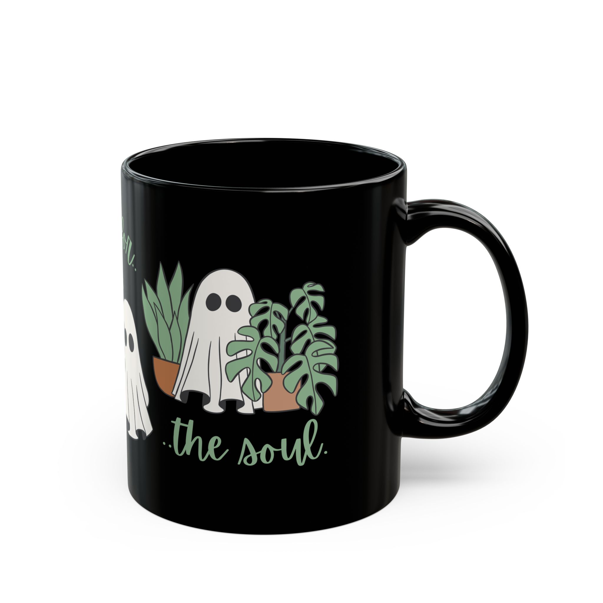 Gardening Is Good For The Soul Ghost Mug | Halloween Coffee Cup | Halloween Decor - Image 2