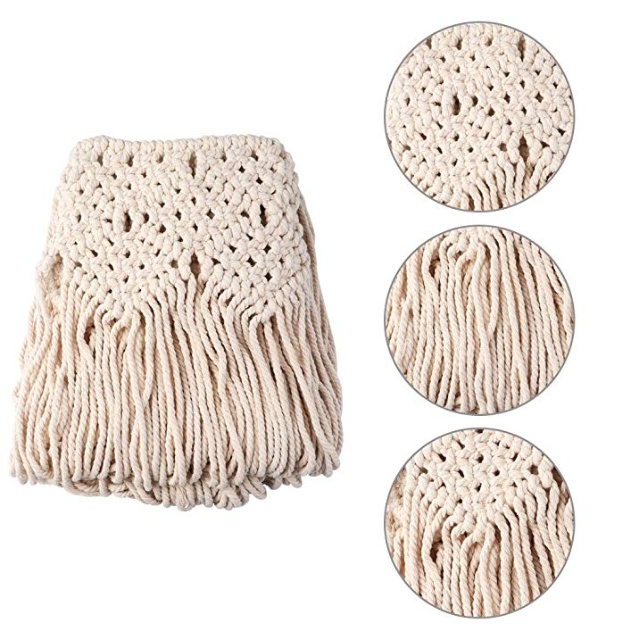 Boho Macrame Wall Hanging Tapestry, Nordic Hand-Woven Cotton Rope Wall Décor for Bedroom & Living Room - Image 8