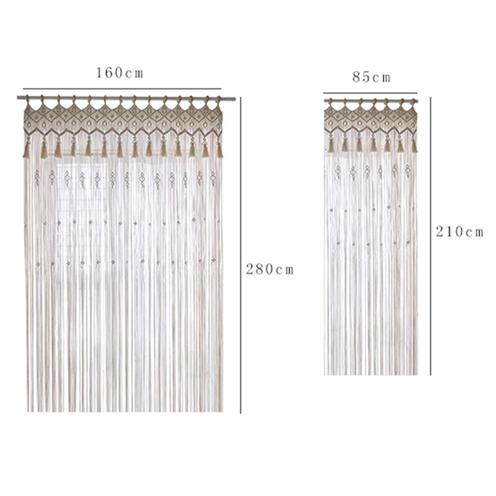 Bohemian Hand-Woven Tapestry Curtain, Wedding Backdrop Decor - Image 2