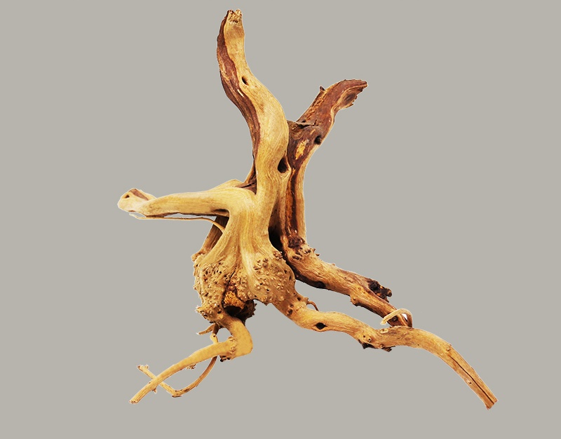 Natural Driftwood Aquarium Decor, Mini Tree Branch Ornament for Fish Tank - Image 2