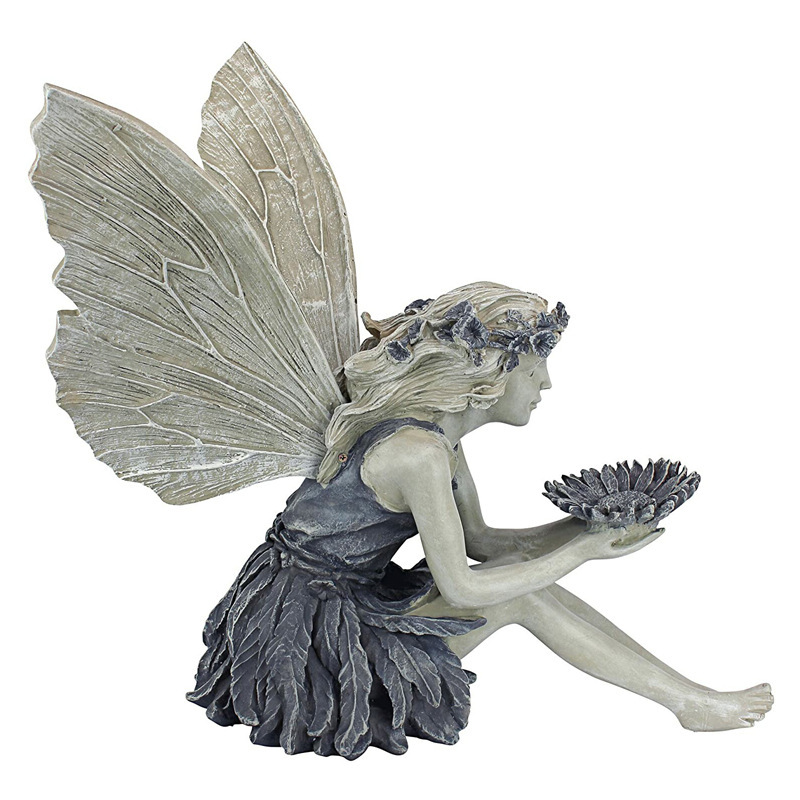 Sitting Fairy Garden Statue - Image 2