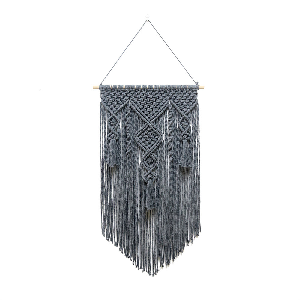 Nordic Cotton Rope Woven Tapestry - Image 2
