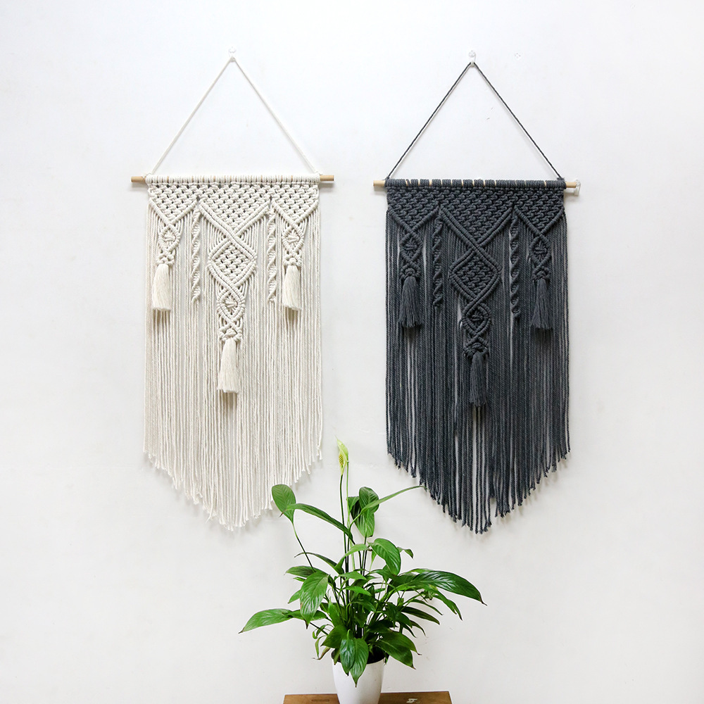 Nordic Cotton Rope Woven Tapestry