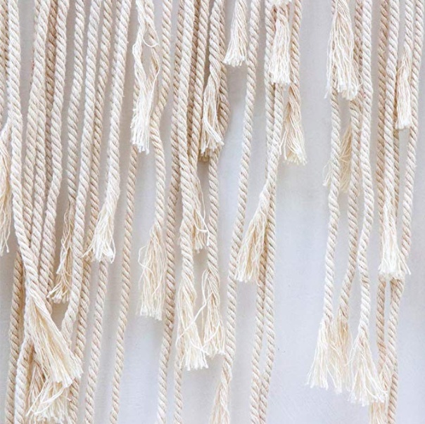 Boho Macrame Wall Hanging Tapestry, Nordic Hand-Woven Cotton Rope Wall Décor for Bedroom & Living Room - Image 9