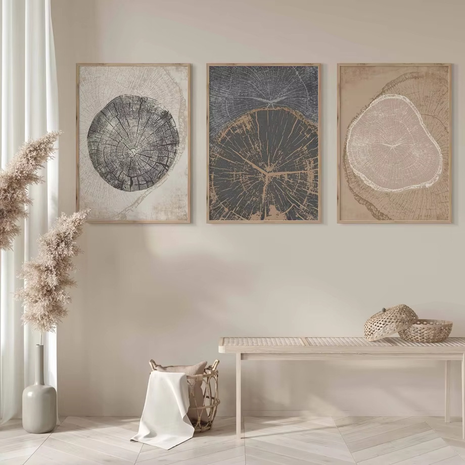 Abstract Textured Frameless Canvas Print