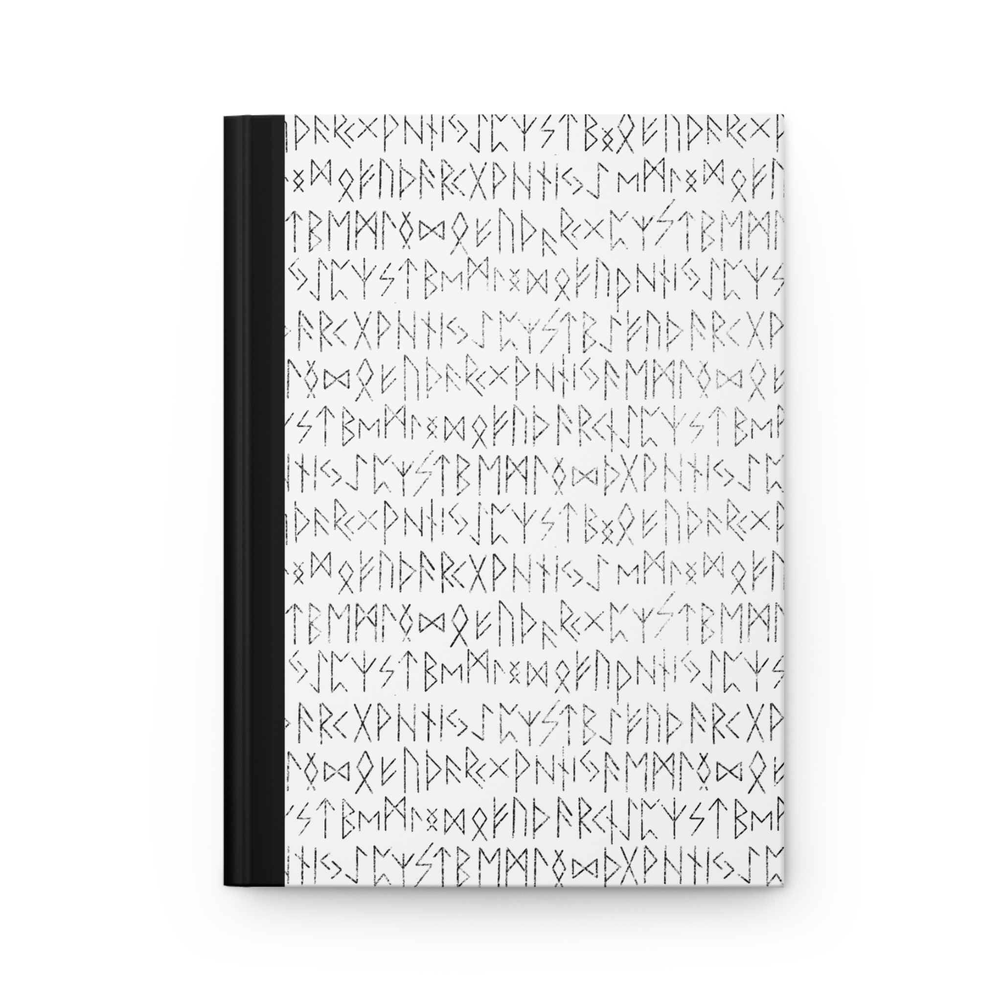 Viking Rune Lined Hardcover Journal, Elder Futhark Notebook, Gift for Viking Lovers, Writers, Coworkers