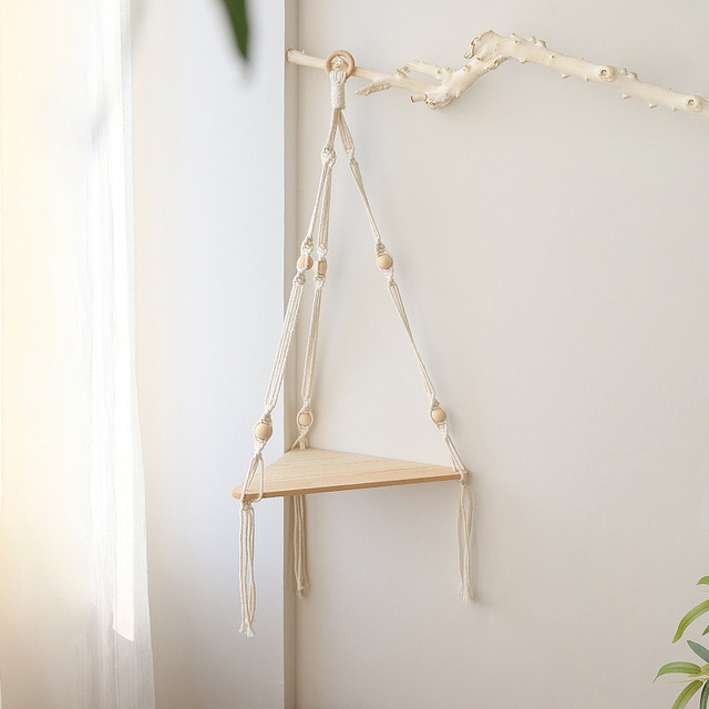 Macrame Wall Shelves, Boho Decor - Image 5