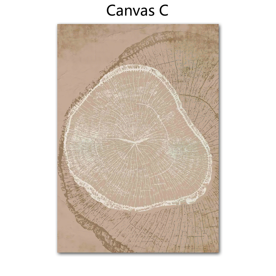 Abstract Textured Frameless Canvas Print - Image 4